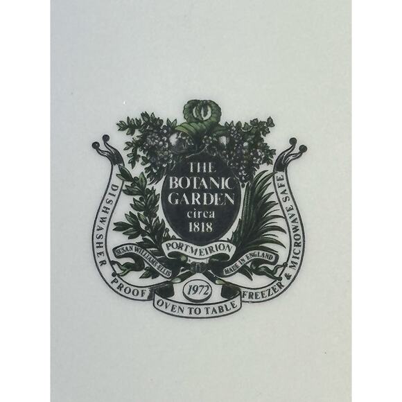 Portmeirion Vintage Botanic Garden England 8.5" Daisy Rim Soup Bowl Set of 8 - Picture 4 of 4